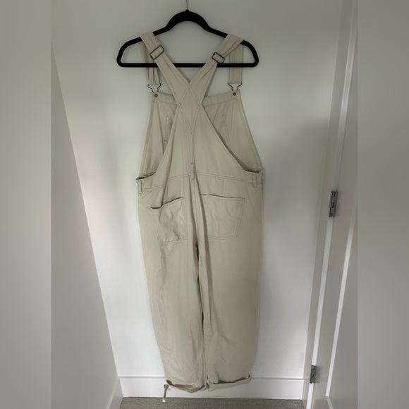 We The Free Ziggy Denim Overalls parchment color - Picture 7 of 11